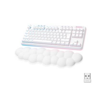 Клавіатура Logitech G715 Aurora Wireless Gaming GX Red Lightspeed/Bluetooth UA Off-White (920-010692)