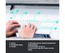 Клавіатура Logitech K400 Plus Touch Wireless UA White (920-007146)