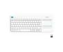 Клавіатура Logitech K400 Plus Touch Wireless UA White (920-007146)