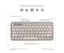 Клавіатура Logitech K380 Multi-Device Bluetooth UA Sand (920-011165)