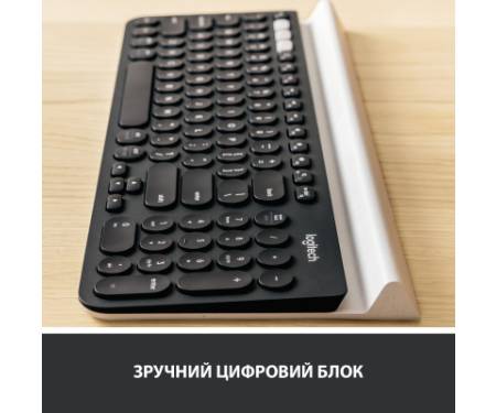 Клавіатура Logitech K780 Multi-Device Wireless UA Dark Gray (920-008042)