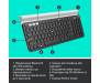 Клавіатура Logitech K780 Multi-Device Wireless UA Dark Gray (920-008042)