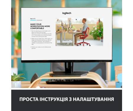 Клавіатура Logitech ERGO K860 for Business Bluetooth/Wireless UA Black (920-010352)