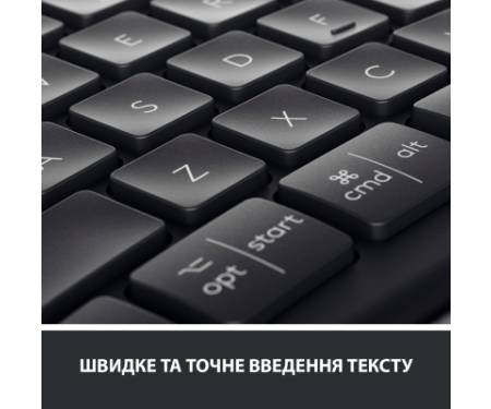 Клавіатура Logitech ERGO K860 for Business Bluetooth/Wireless UA Black (920-010352)
