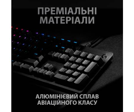 Клавіатура Logitech G512 Lightsync RGB Mechanical GX Red USB UA Carbon (920-009370)