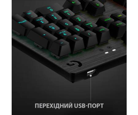 Клавіатура Logitech G512 Lightsync RGB Mechanical GX Red USB UA Carbon (920-009370)