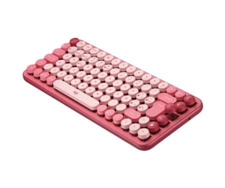 Клавіатура Logitech POP Keys Wireless Mechanical Keyboard UA Rose (920-010737)