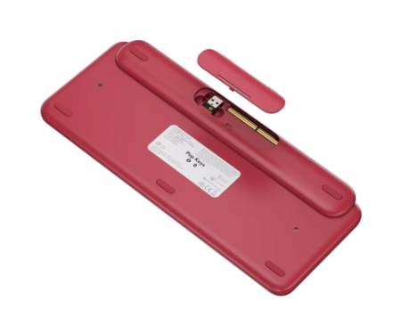 Клавіатура Logitech POP Keys Wireless Mechanical Keyboard UA Rose (920-010737)