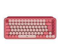 Клавіатура Logitech POP Keys Wireless Mechanical Keyboard UA Rose (920-010737)