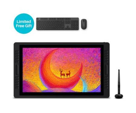 Планшет-монітор Huion Kamvas Studio 22 + клавиатура и мышь (KS2201)