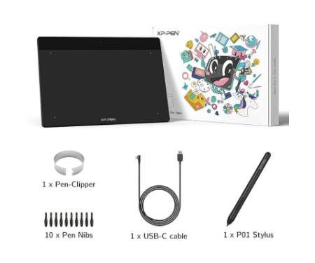 Графічний планшет XP-Pen Deco Fun S Pink (Deco Fun S_R)