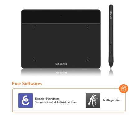 Графічний планшет XP-Pen Deco Fun Black (Deco Fun XS_BK)