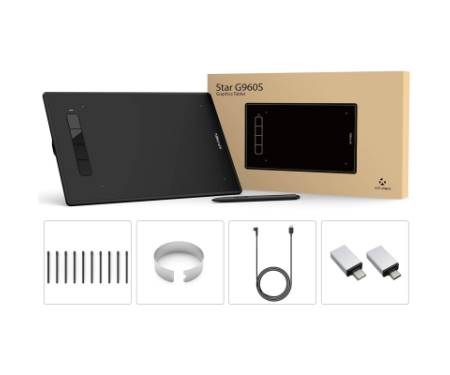 Графічний планшет XP-Pen Star G960S Plus Black