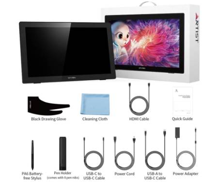 Планшет-монітор XP-Pen Artist 22 (2nd Generation) Black (ArtistCD220F_EU)