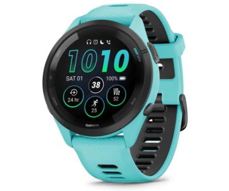 Смарт-годинник Garmin Forerunner 265, Aqua, GPS (010-02810-12)