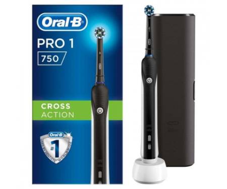 Електрична зубна щітка Oral-B Pro 750 D16.513.1UX 3756 Black Edition (4210201218463)