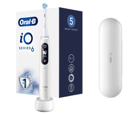 Електрична зубна щітка Oral-B iO Series 6 iOM6.1A6.1K 3753 White (4210201381648)