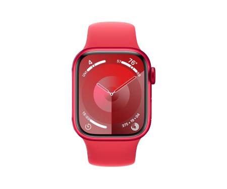 Apple Watch Series 9 GPS 45mm PRODUCT RED Alu. Case w. PRODUCT RED Sport Band - S/M (MRXJ3) 2