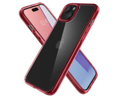 Чохол до мобільного телефона Spigen Apple iPhone 15 Ultra Hybrid Red Crystal (ACS06794)