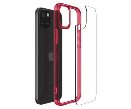Чохол до мобільного телефона Spigen Apple iPhone 15 Ultra Hybrid Red Crystal (ACS06794)