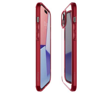 Чохол до мобільного телефона Spigen Apple iPhone 15 Ultra Hybrid Red Crystal (ACS06794)