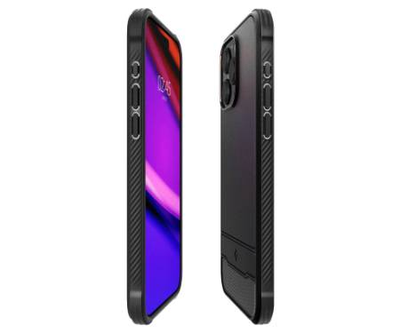 Чохол до мобільного телефона Spigen Apple iPhone 15 Pro Rugged Armor MagFit Matte Black (ACS06703)