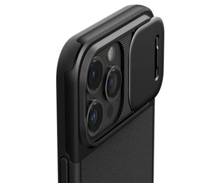 Чохол до мобільного телефона Spigen Apple iPhone 15 Pro Optik Armor MagFit Black (ACS06738)