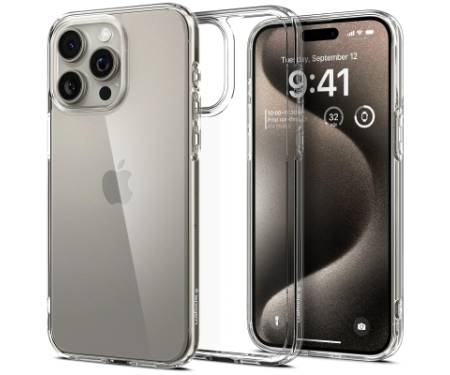 Чохол до мобільного телефона Spigen Apple iPhone 15 Pro Max Ultra Hybrid Crystal Clear (ACS06565)