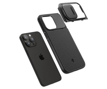 Чохол до мобільного телефона Spigen Apple iPhone 15 Pro Max Optik Armor MagFit Black (ACS06599)