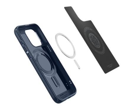 Чохол до мобільного телефона Spigen Apple iPhone 15 Pro Max Mag Armor MagFit Navy Blue (ACS06598)