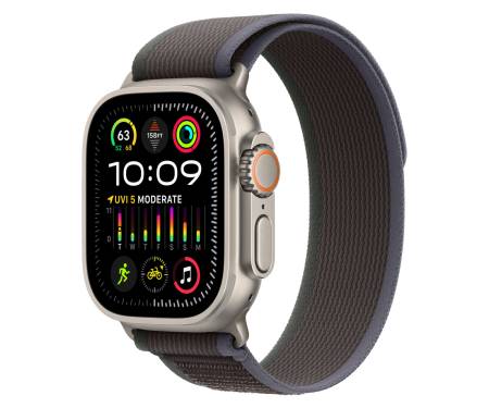 Apple Watch Ultra 2 GPS + Cellular 49mm Titanium Case with Blue/Black Trail Loop - S/M (MRF53) 1