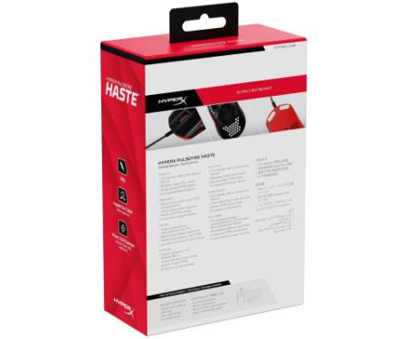 Мишка HyperX Pulsefire Haste Black-Red (4P5E3AA)