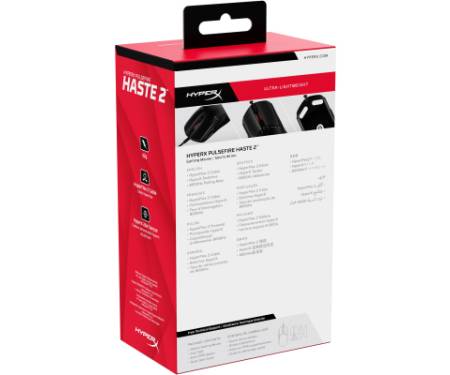 Мишка HyperX Pulsefire Haste 2 USB Black (6N0A7AA)