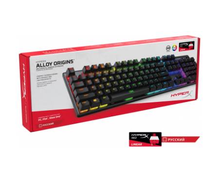 Клавіатура HyperX Alloy Origins HX Red (4P4F6AX)
