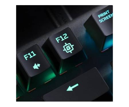 Клавиатура проводная HyperX Alloy Origins Core HX Aqua USB Eng (HX-KB7AQX-US/4P5P1AA)