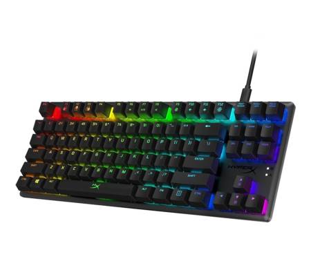 Клавиатура проводная HyperX Alloy Origins Core HX Aqua USB Eng (HX-KB7AQX-US/4P5P1AA)