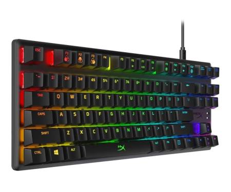 Клавиатура проводная HyperX Alloy Origins Core HX Aqua USB Eng (HX-KB7AQX-US/4P5P1AA)