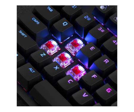 Клавиатура проводная HyperX Alloy Origins Core HX Aqua USB Eng (HX-KB7AQX-US/4P5P1AA)
