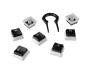 Набор колпачков для механических клавиатур HyperX Pudding Keycaps Black 4P5P4AA