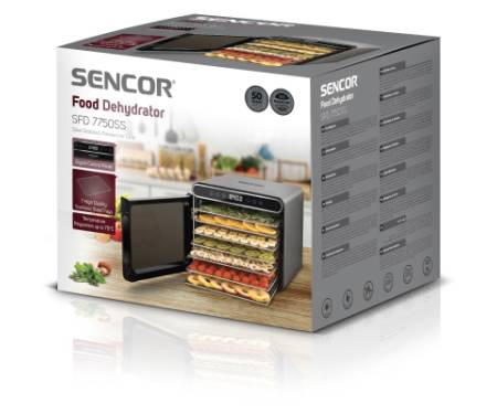 Сушка для овочів та фруктів Sencor SFD7750SS