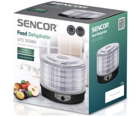 Сушка для овочів та фруктів Sencor SFD3109BK