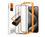 Захисне скло для iPhone 15 Pro Max Spigen EZ Fit Glas.tR Crystal Clear (AGL06875)