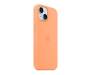 Чехол для Apple iPhone 15 Plus Silicon Case with MagSafe - Orange Sorbet (MT173)