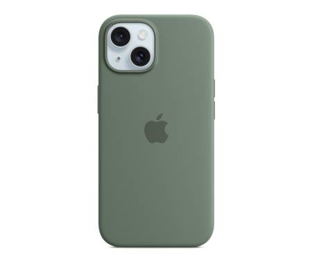 Чохол для Apple iPhone 15 Silicon Case with MagSafe - Cypress (MT0X3)