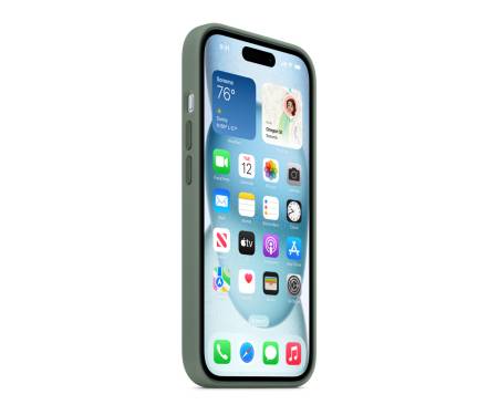 Чохол для Apple iPhone 15 Silicon Case with MagSafe - Cypress (MT0X3)