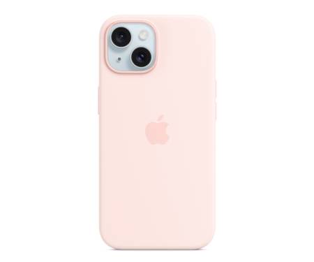 Чохол для Apple iPhone 15 Silicon Case with MagSafe - Light Pink (MT0U3)