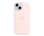 Чохол для Apple iPhone 15 Silicon Case with MagSafe - Light Pink (MT0U3)