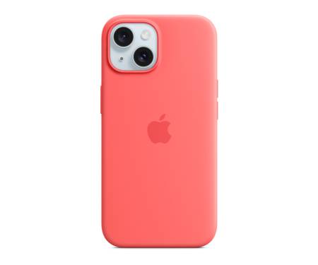 Чохол для Apple iPhone 15 Silicon Case with MagSafe - Guava (MT0V3)