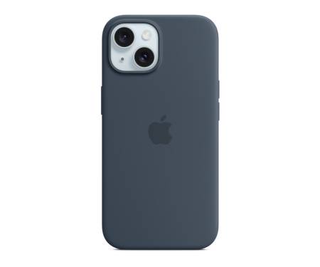 Чохол для Apple iPhone 15 Silicon Case with MagSafe - Storm Blue (MT0N3)