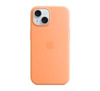 Чехол для Apple iPhone 15 Silicon Case with MagSafe - Orange Sorbet (MT0W3)
